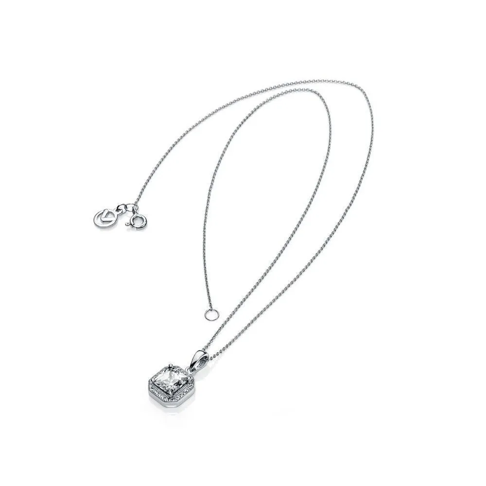 Collar de plata con circonita para mujer de Viceroy Jewels. 