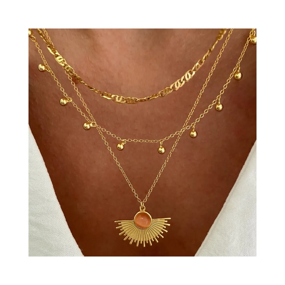 Collar Energy Naranja Oro
