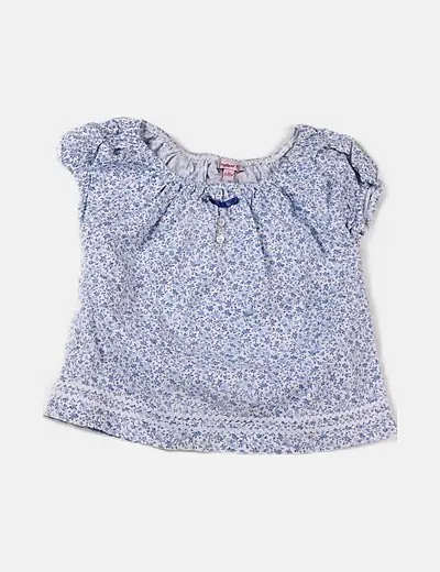Confiture Blusa blanca floral
