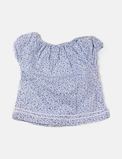 Confiture Blusa blanca floral