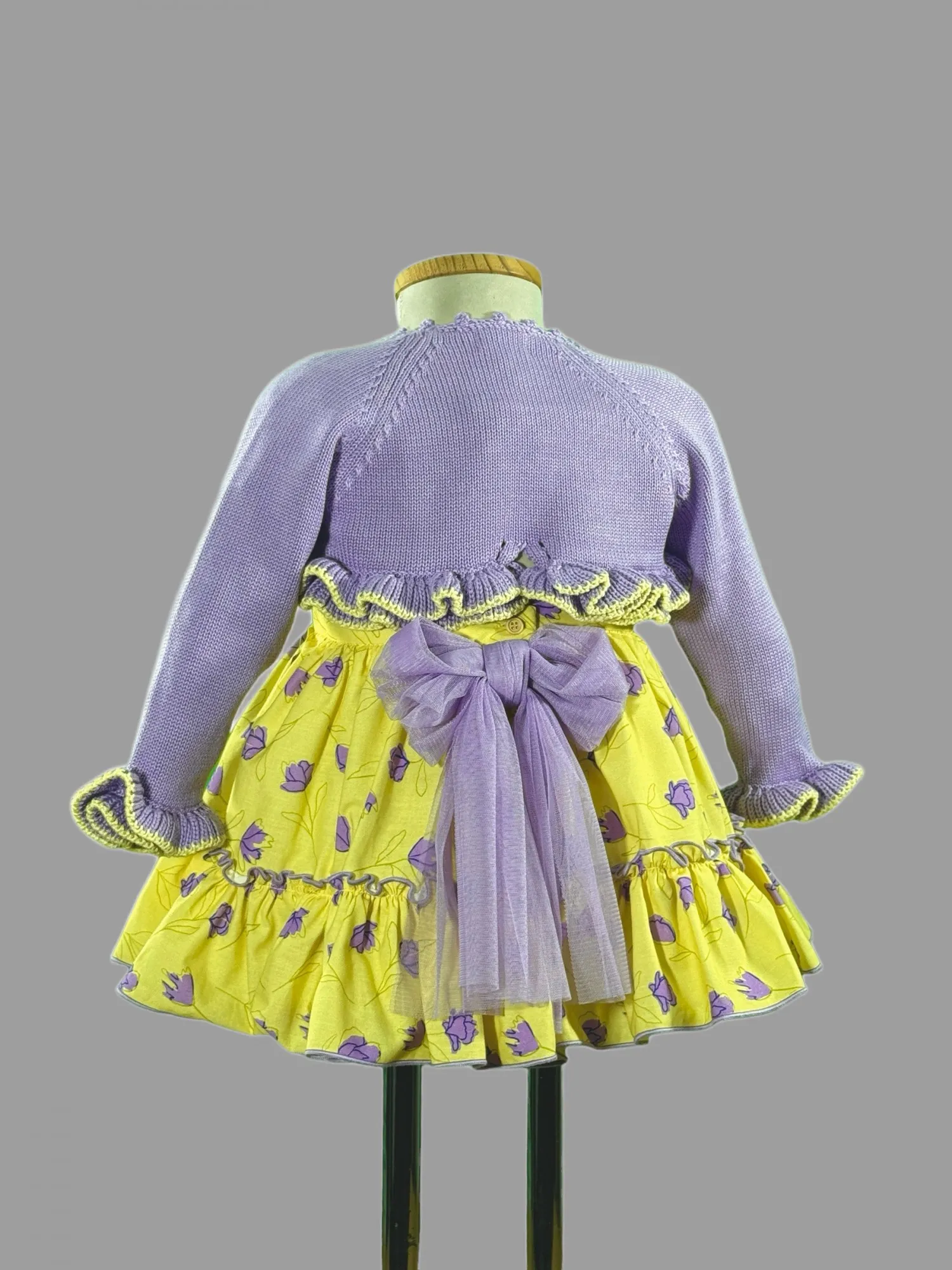 Conjunto de lolittos para niña colección Atardecer. Tres piezas