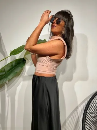 Cuerpo Drapeado KETIKAN Rosa
