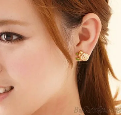 Cute Snail Animal Rhinestone Birthday Earrings