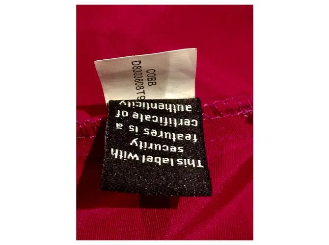Diane Von Furstenberg DvF vestido Cobb de seda con un hombro Fucsia 