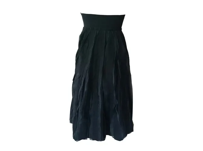 Dkny vestido sin tirantes Negro 