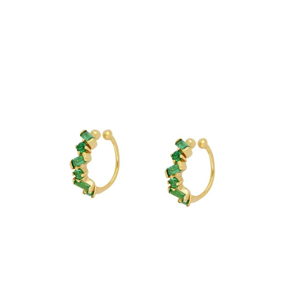 Ear Cuff Belle Verde Oro