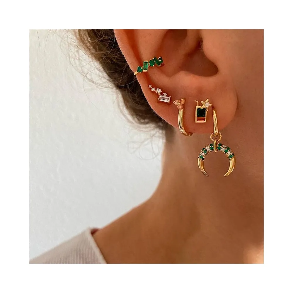 Ear Cuff Belle Verde Oro