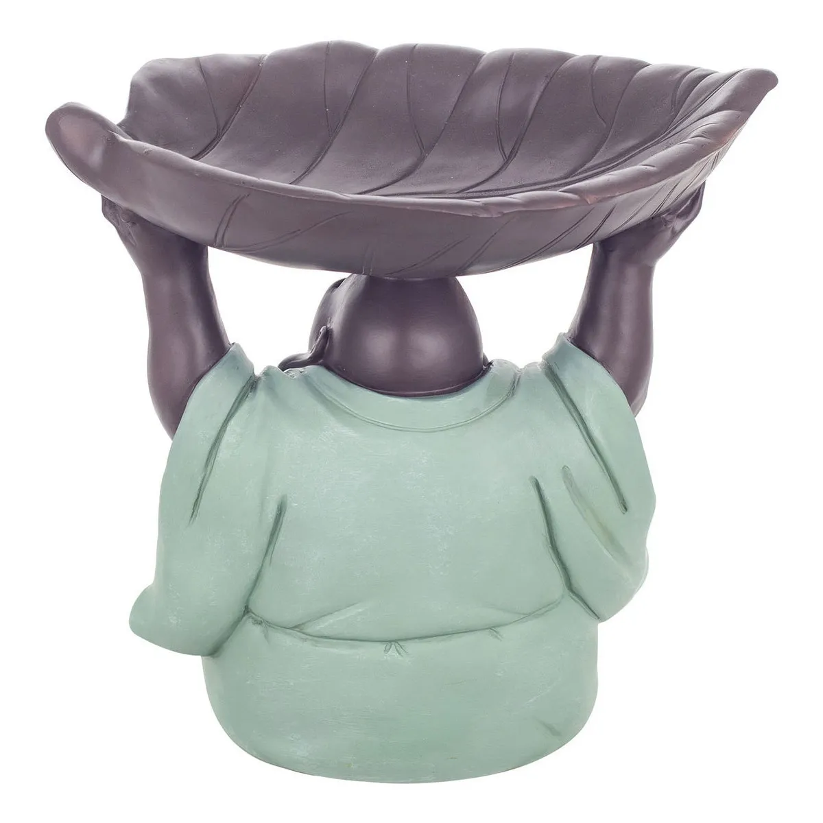 Figura buda con plato