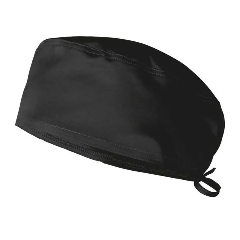 GORRO QUIRóFANO TEJIDO STRETCH NEGRO  VELILLA