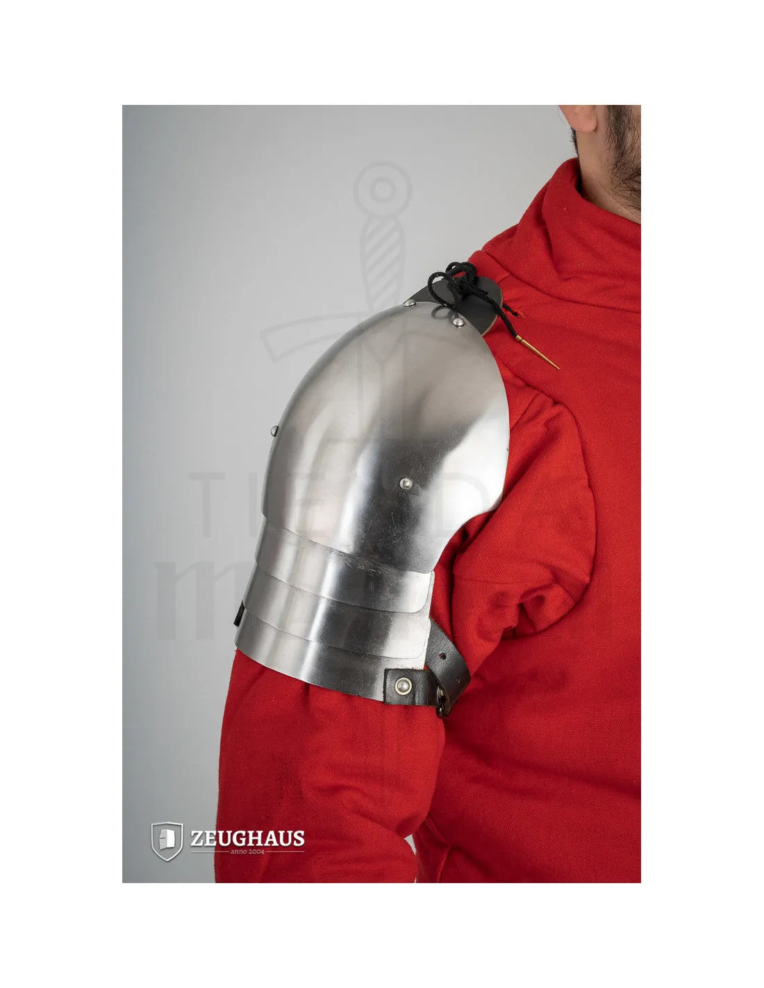 Hombreras medievales acero pulido S. XIV
