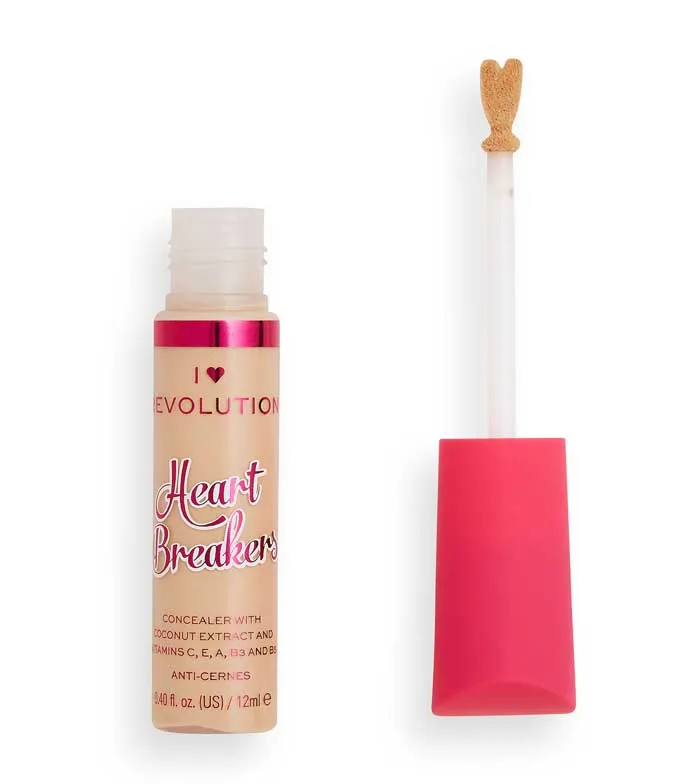 I HEART REVOLUTION  CORRECTOR LíQUIDO HEARTBREAKERS  GOLDEN SUGAR