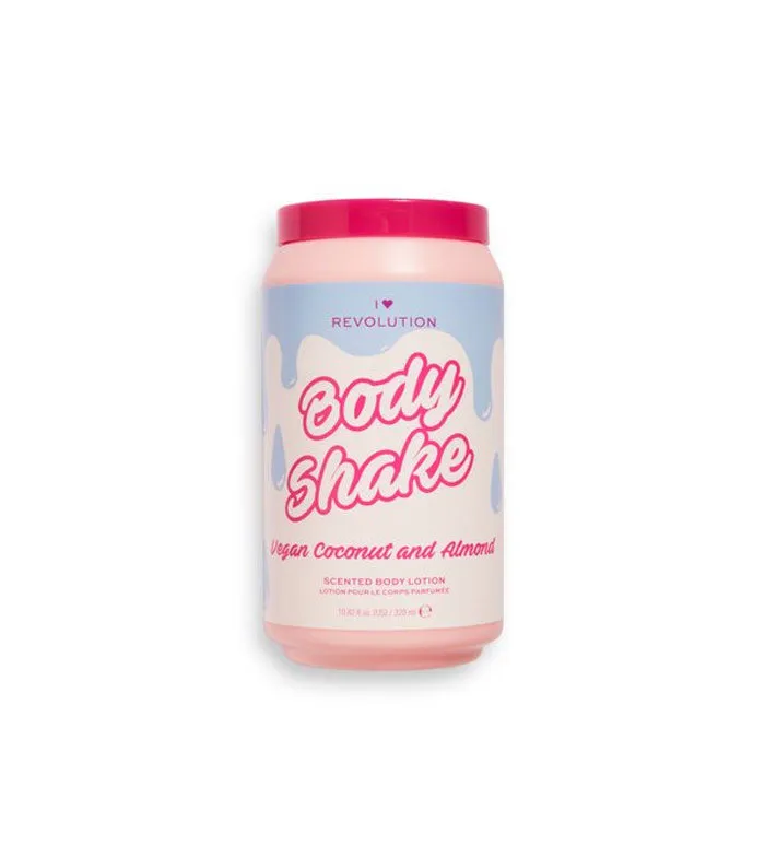 I HEART REVOLUTION  LOCIóN CORPORAL TASTY BODY SHAKE  VEGAN COCONUT & ALMOND