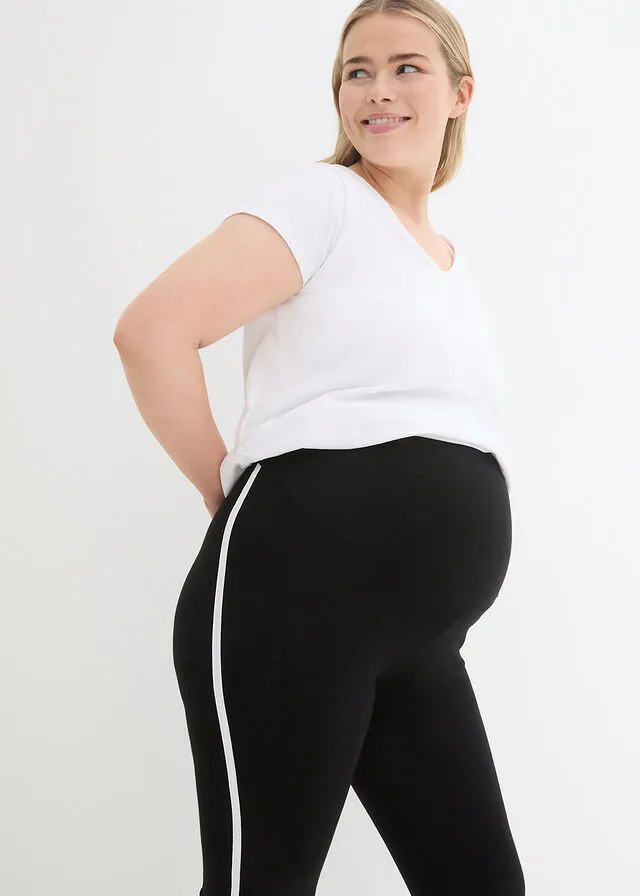 Leggings deportivos, largos, nivel 1 Negro