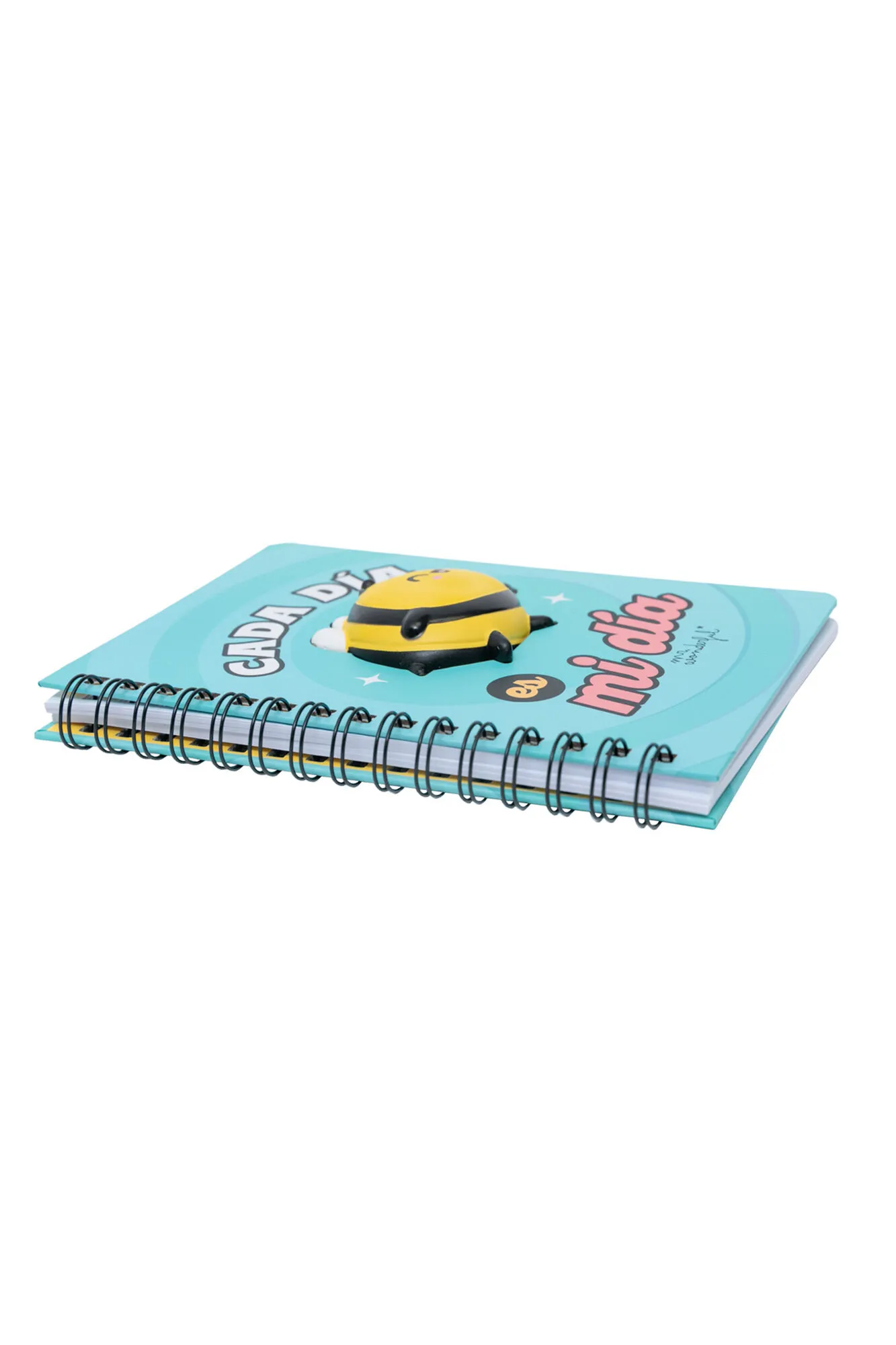 LIBRETA A5 CON SQUISHY ABEJA  CADA D&IACUTE;A ES MI D&IACUTE;A