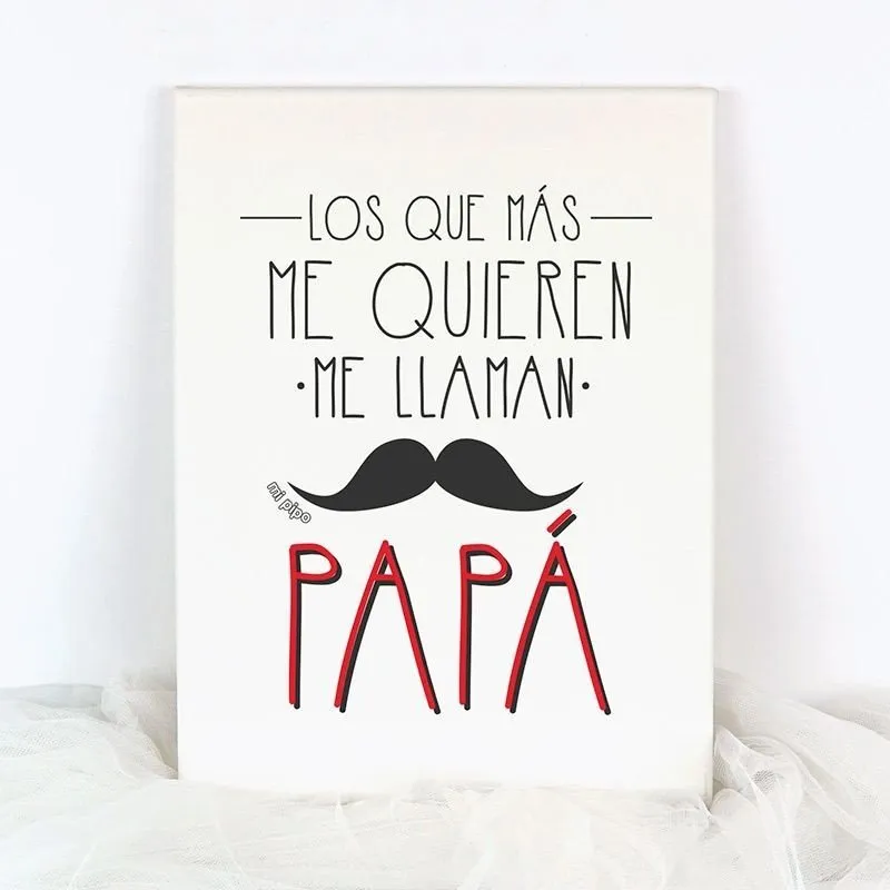 Lienzo Los que más me Quieren