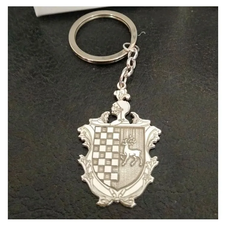 Llaveros con Escudos de Armas  por encargo plata de ley