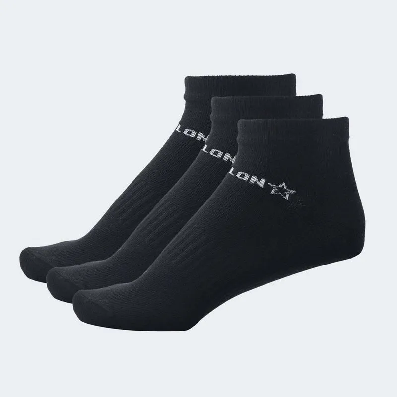 Medias Urbano Hombre Tripack Full Negro