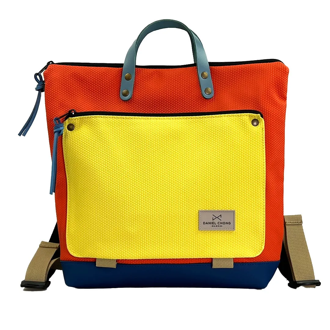 Mochila book holder cuadrada impermeable DZ zafiro