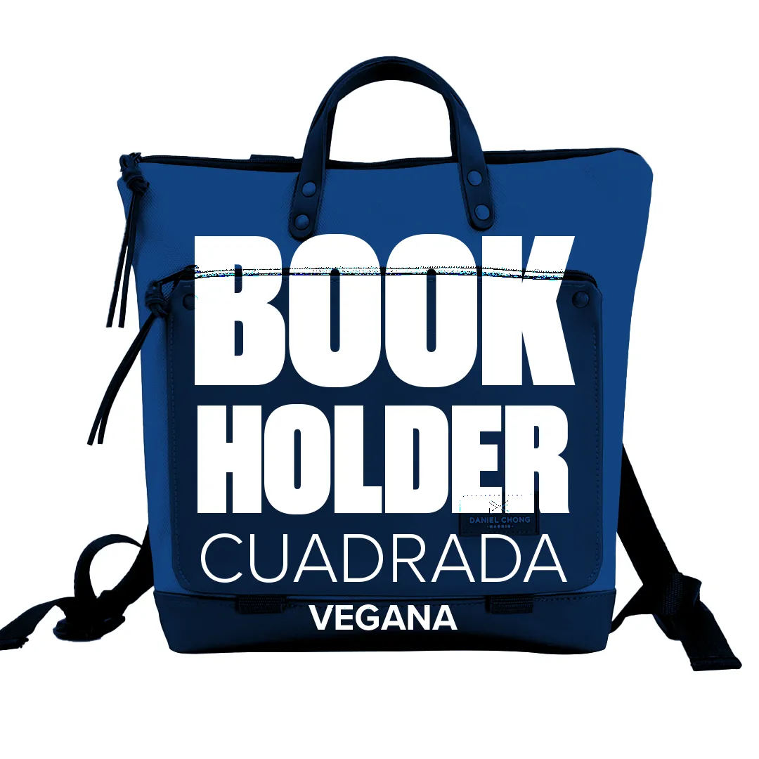 MOCHILA BOOK HOLDER CUADRADA VEGAN CUSTOM