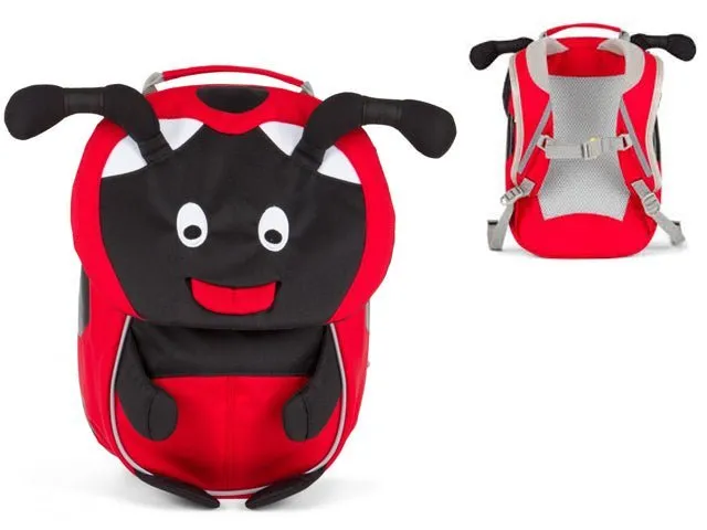 Mochila Mariquita Lilly rojo pequeña