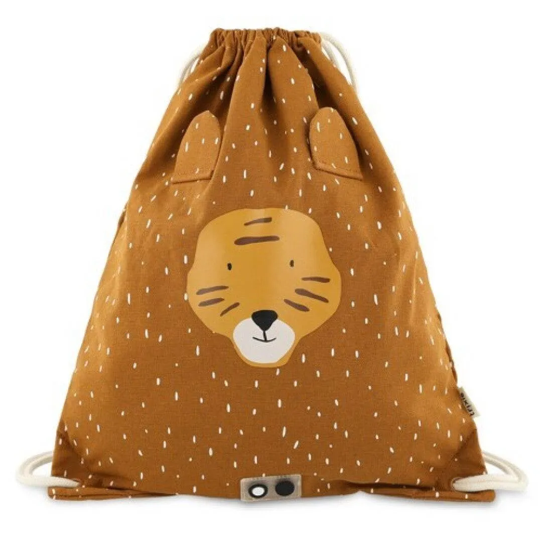 Mochila Saquito de Tela Tigre · Trixie