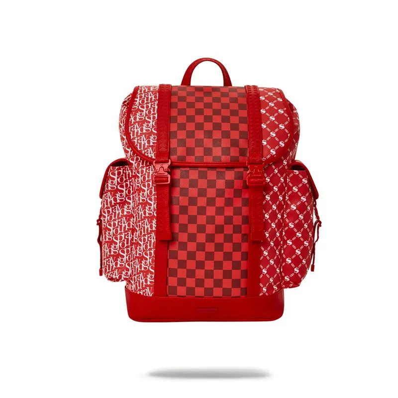 Mochila Urbano Unisex Sprayground Tri Split Red