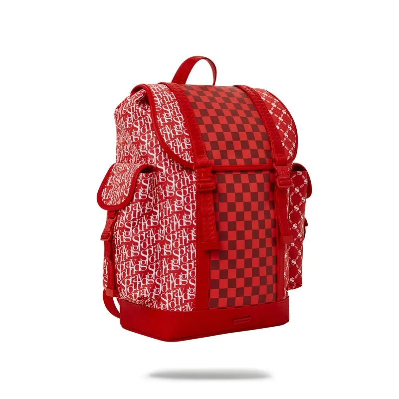 Mochila Urbano Unisex Sprayground Tri Split Red