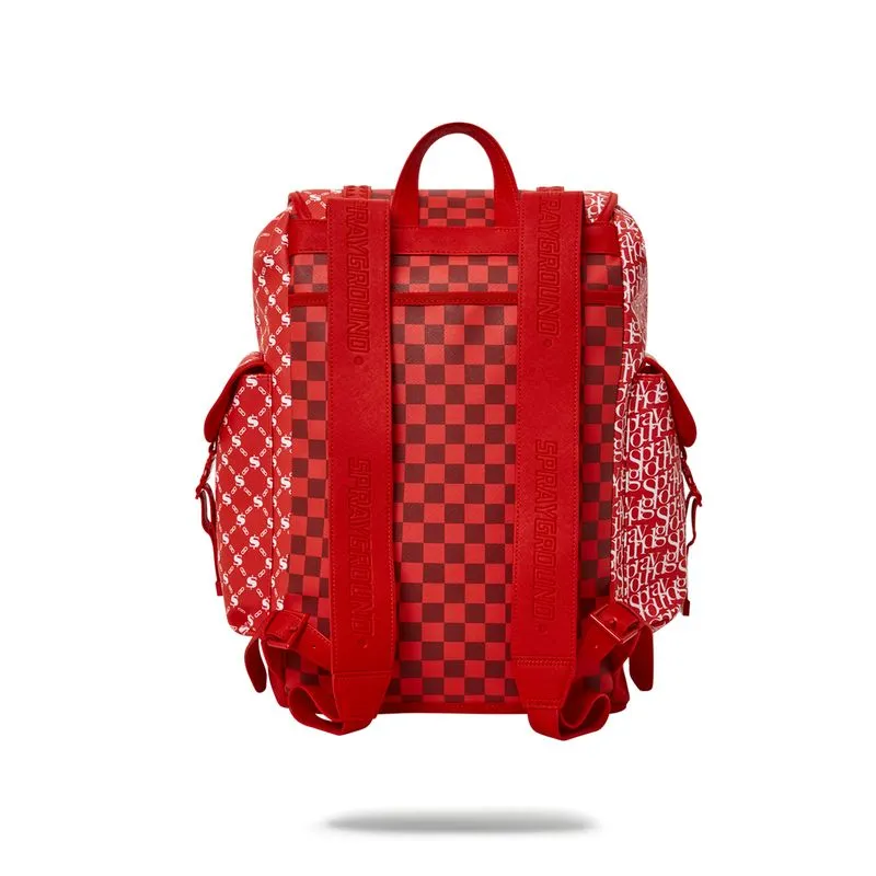 Mochila Urbano Unisex Sprayground Tri Split Red