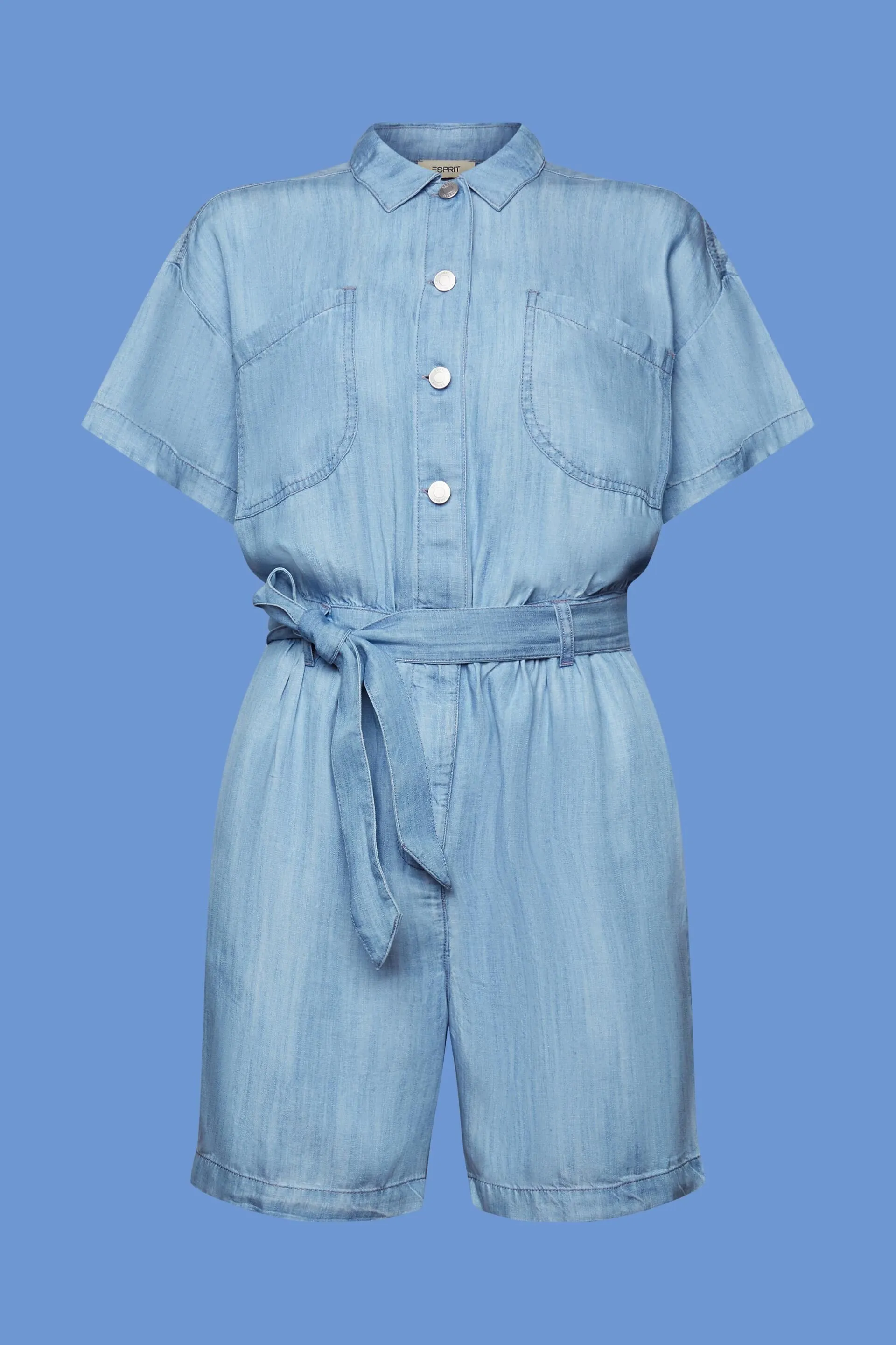 Mono corto de acabado vaquero, TENCEL™