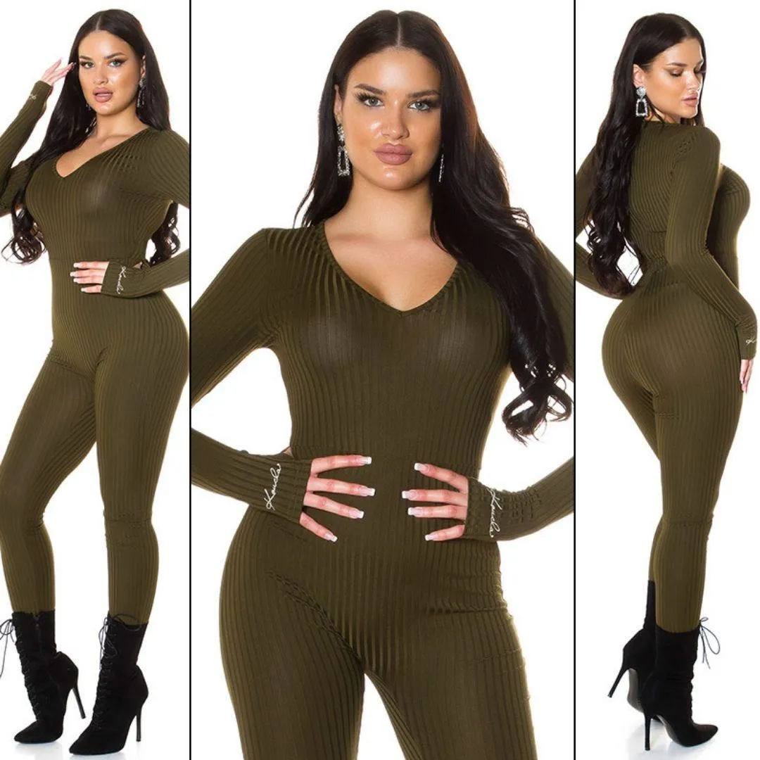 Mono tejido de punto Khaki