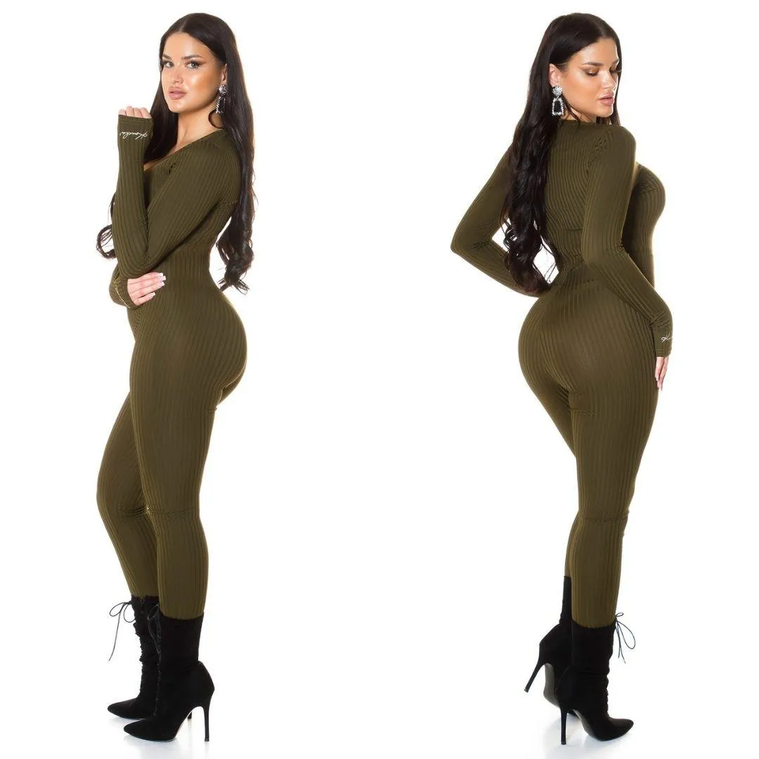 Mono tejido de punto Khaki