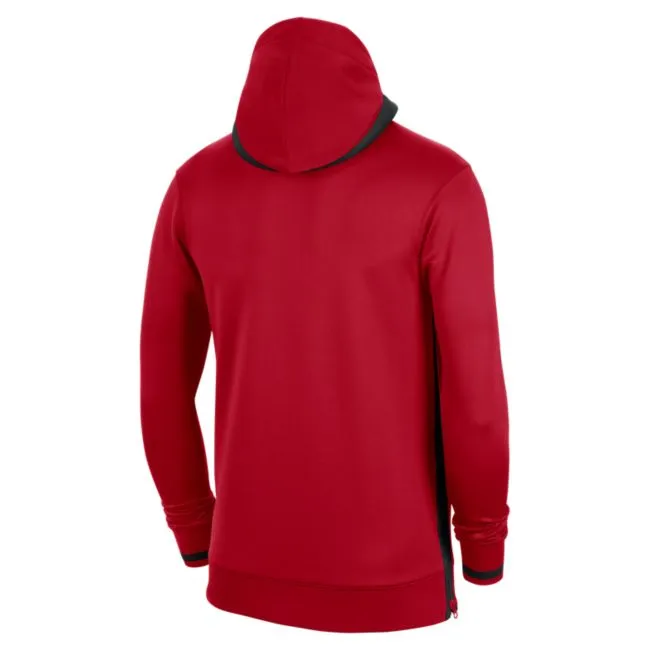 NIKE CHICAGO BULLS SHOWTIME DRIFIT FULLZIP HOODIE