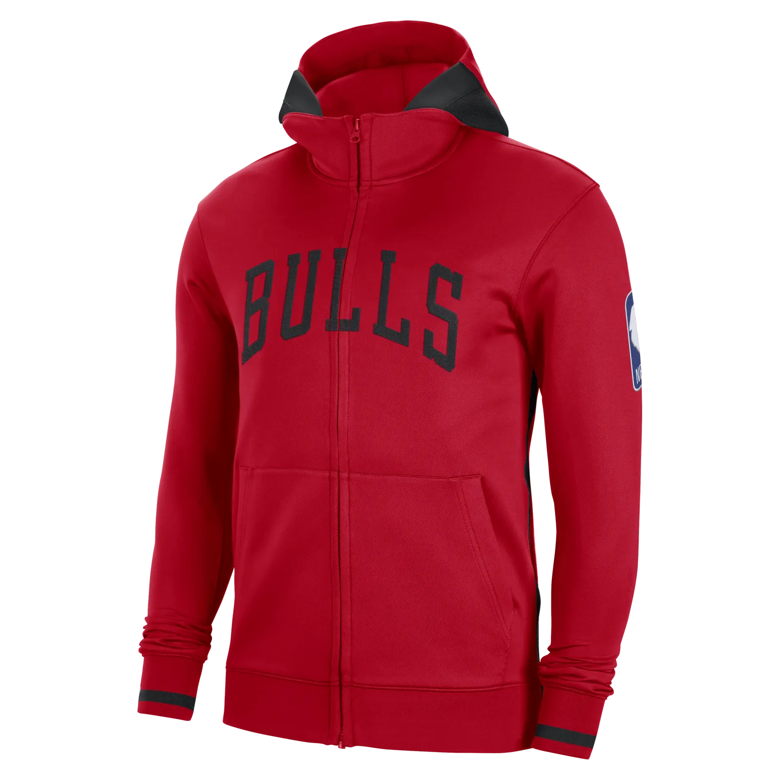 NIKE CHICAGO BULLS SHOWTIME DRIFIT FULLZIP HOODIE