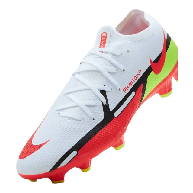 NIKE PHANTOM GT2 PRO FG WHITE/BRIGHT CRIMSONVOLT