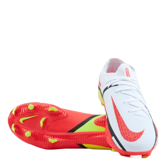 NIKE PHANTOM GT2 PRO FG WHITE/BRIGHT CRIMSONVOLT