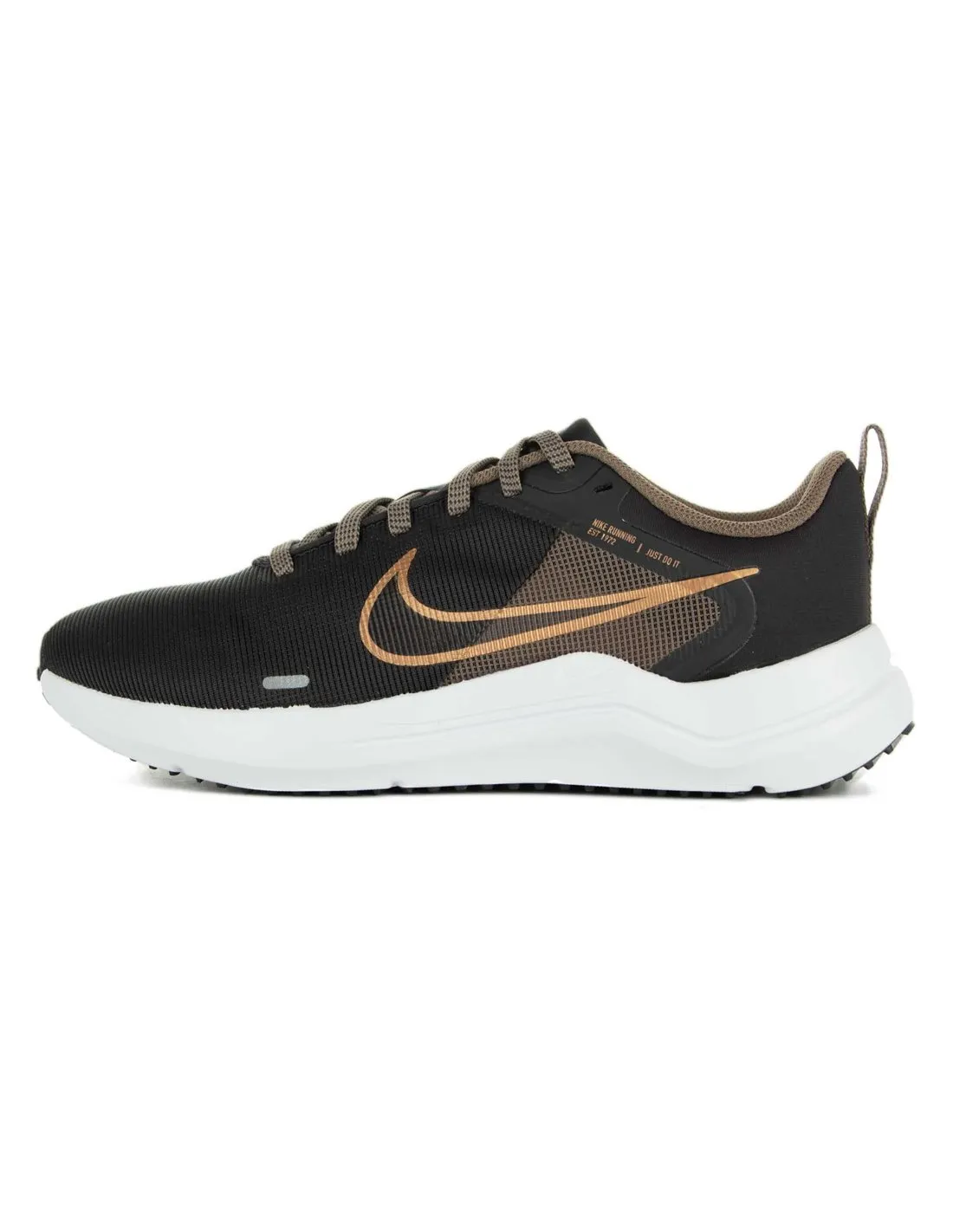 NIKE  ZAPATILLAS NEGRAS Y GRISES DOWNSHIFTER 12 MUJER