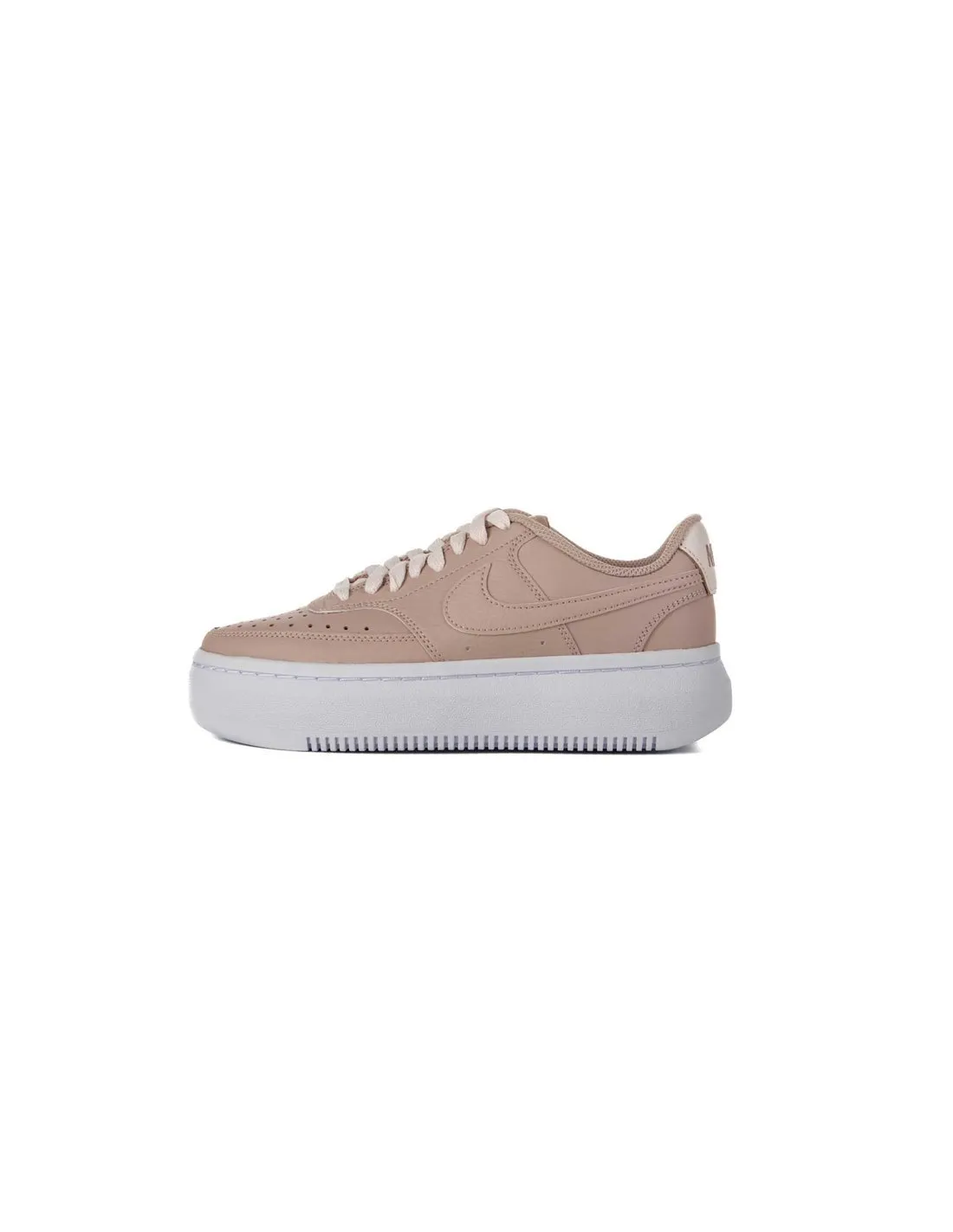 NIKE  ZAPATILLAS ROSAS COURT VISION ALTA MUJER