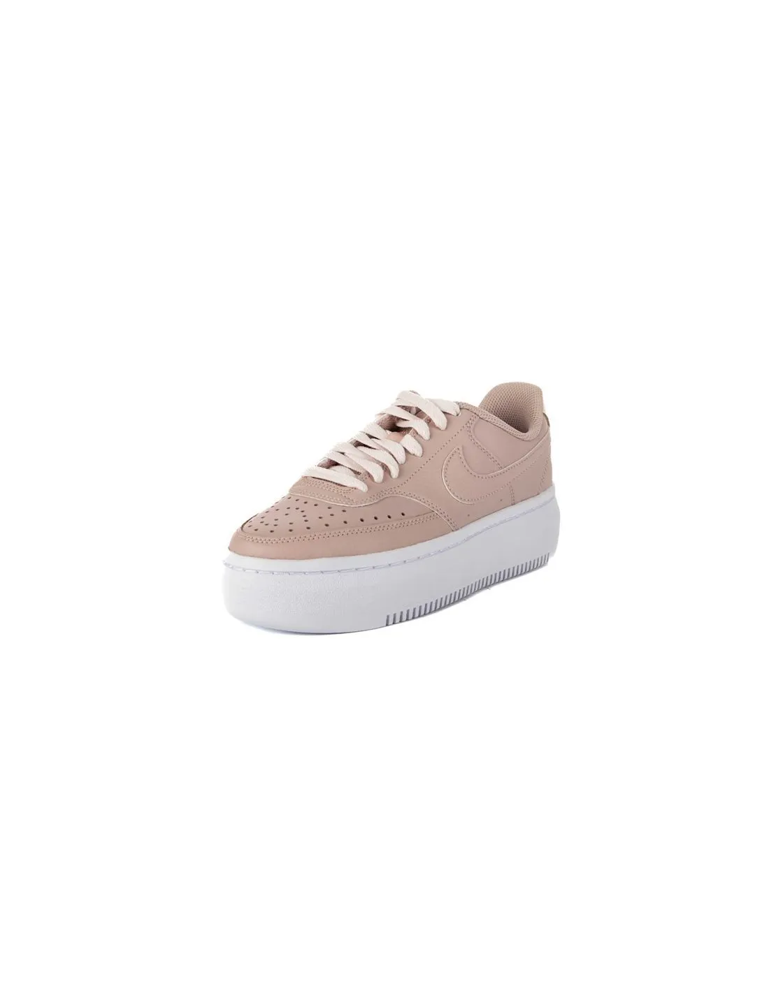NIKE  ZAPATILLAS ROSAS COURT VISION ALTA MUJER