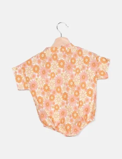 NoName Body cuello alto floral
