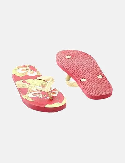 NoName Chancla multicolor floral
