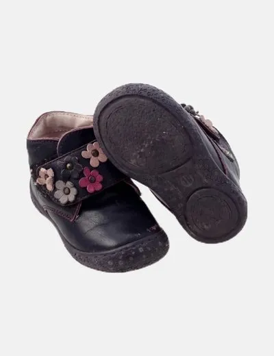 NoName Zapato morado detalle floral