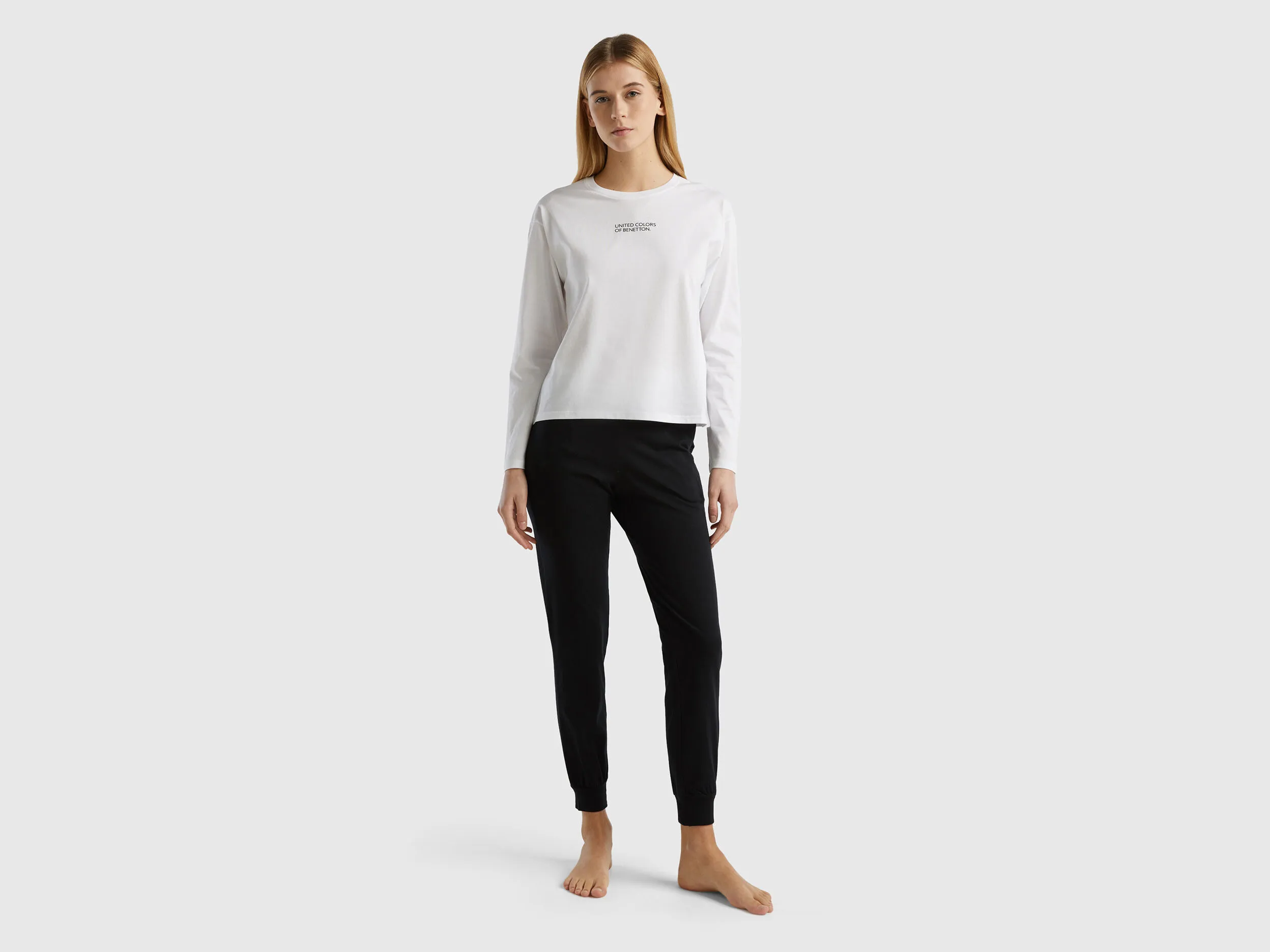 Pantalón con elástico con logotipo