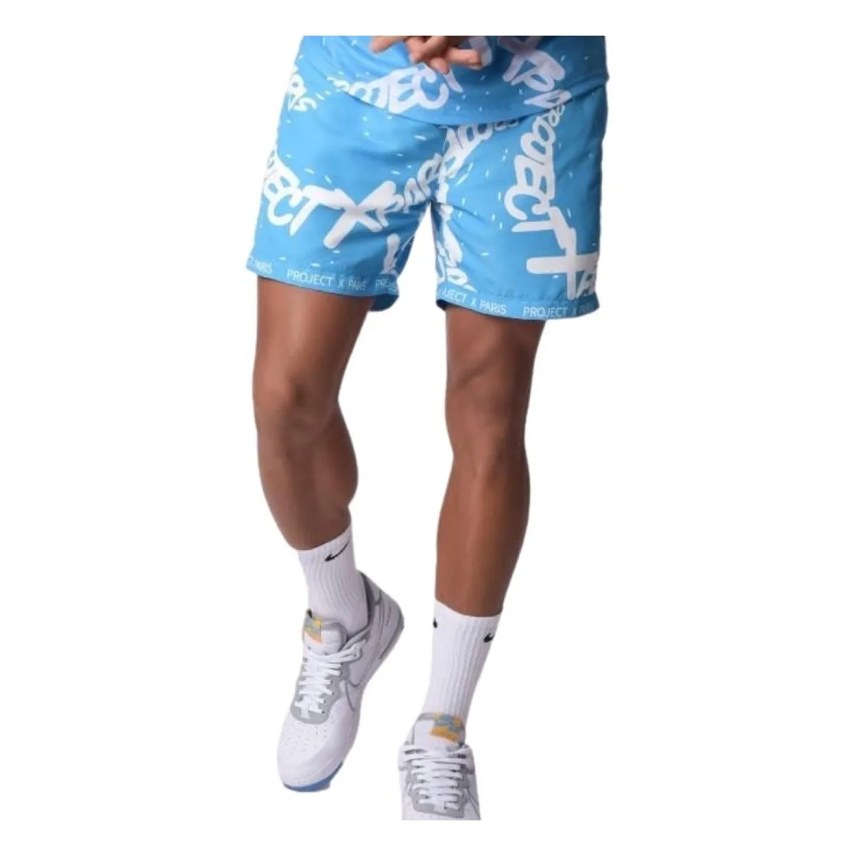 Pantalon  con Grafiti Azul