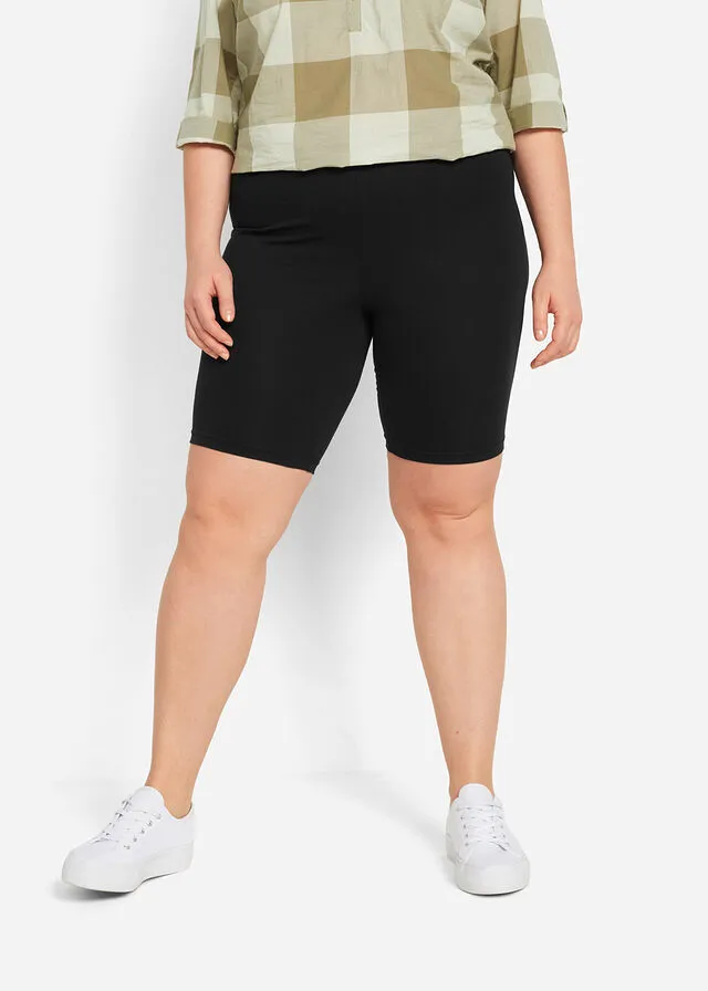 Pantalón ciclista con elástico (2 unidades) Negro
