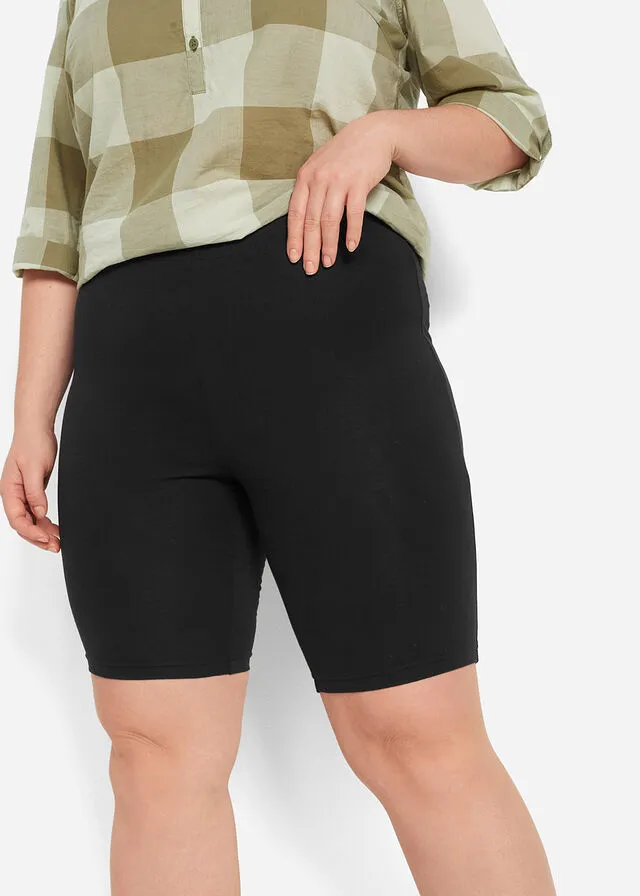 Pantalón ciclista con elástico (2 unidades) Negro