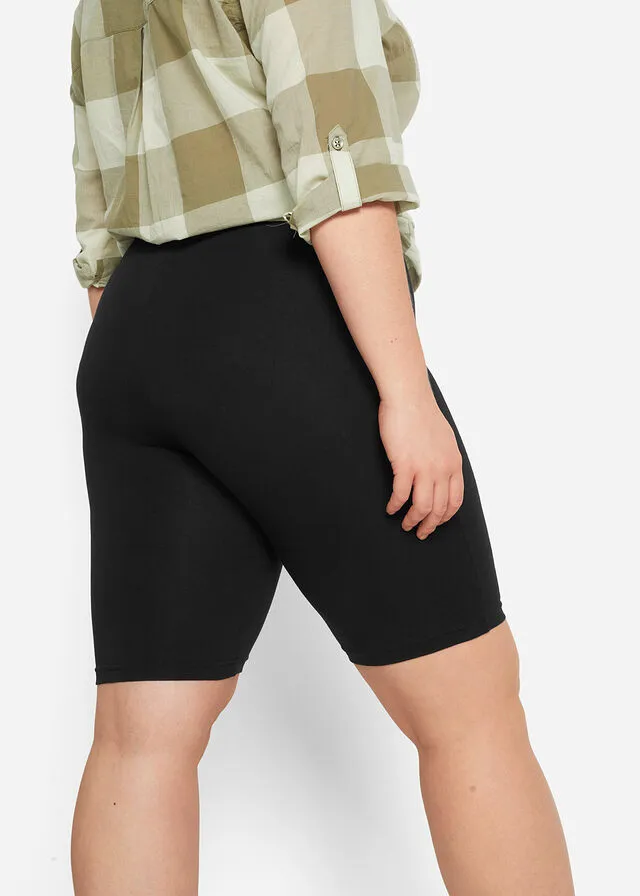 Pantalón ciclista con elástico (2 unidades) Negro