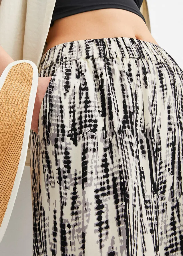 Pantalón con cinturilla elástica Negro