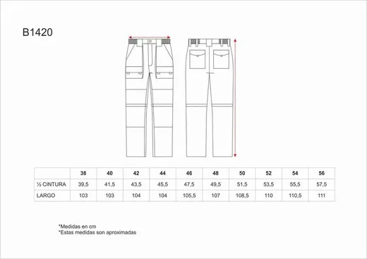 Pantalón con perneras desmontables Negro