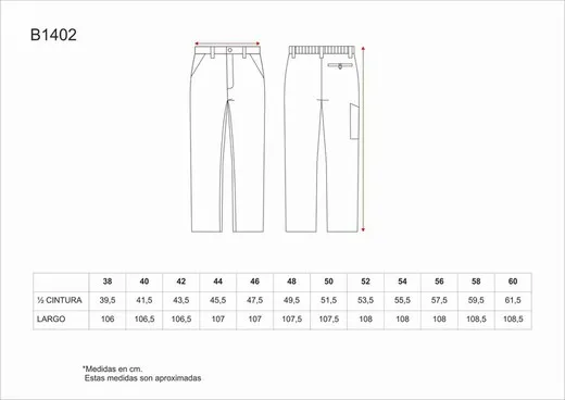 Pantalón Elástico con bolsillo Beige