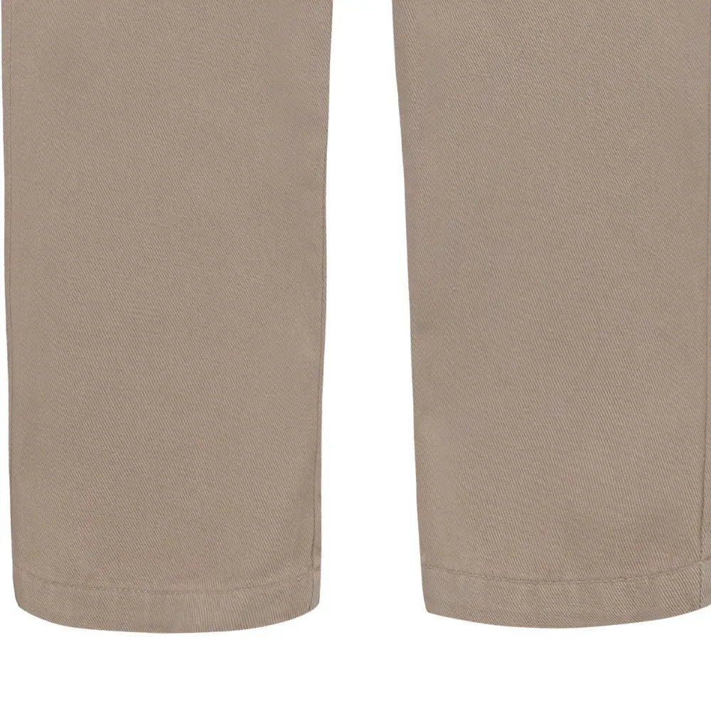 Pantalón recto en tejido plano